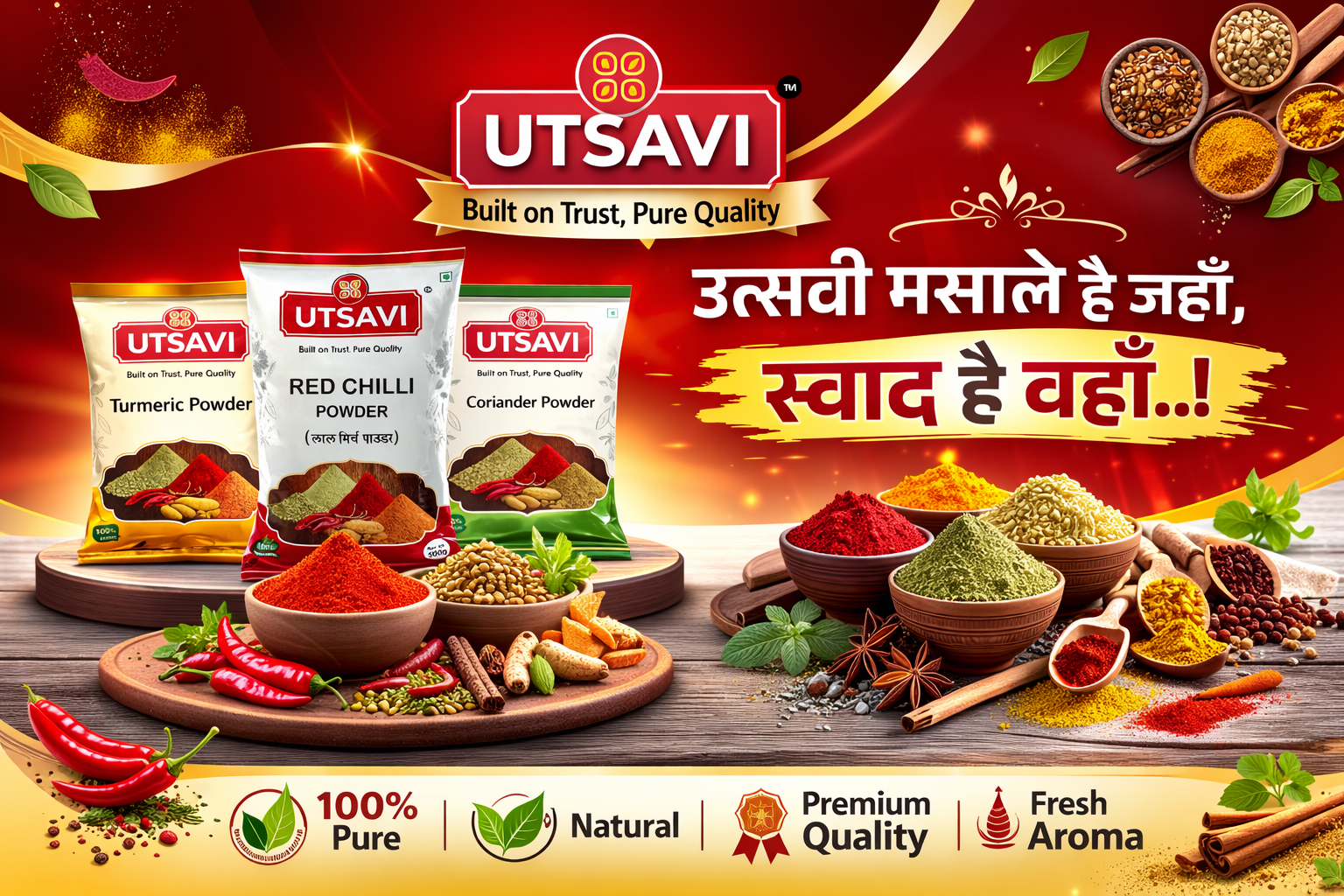 Authentic Taste of Real Spices – With Utsavi Spices
